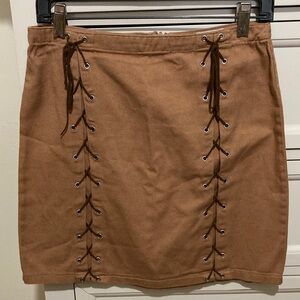 Carolina Blues Lace-Up Skirt Girls Size 16